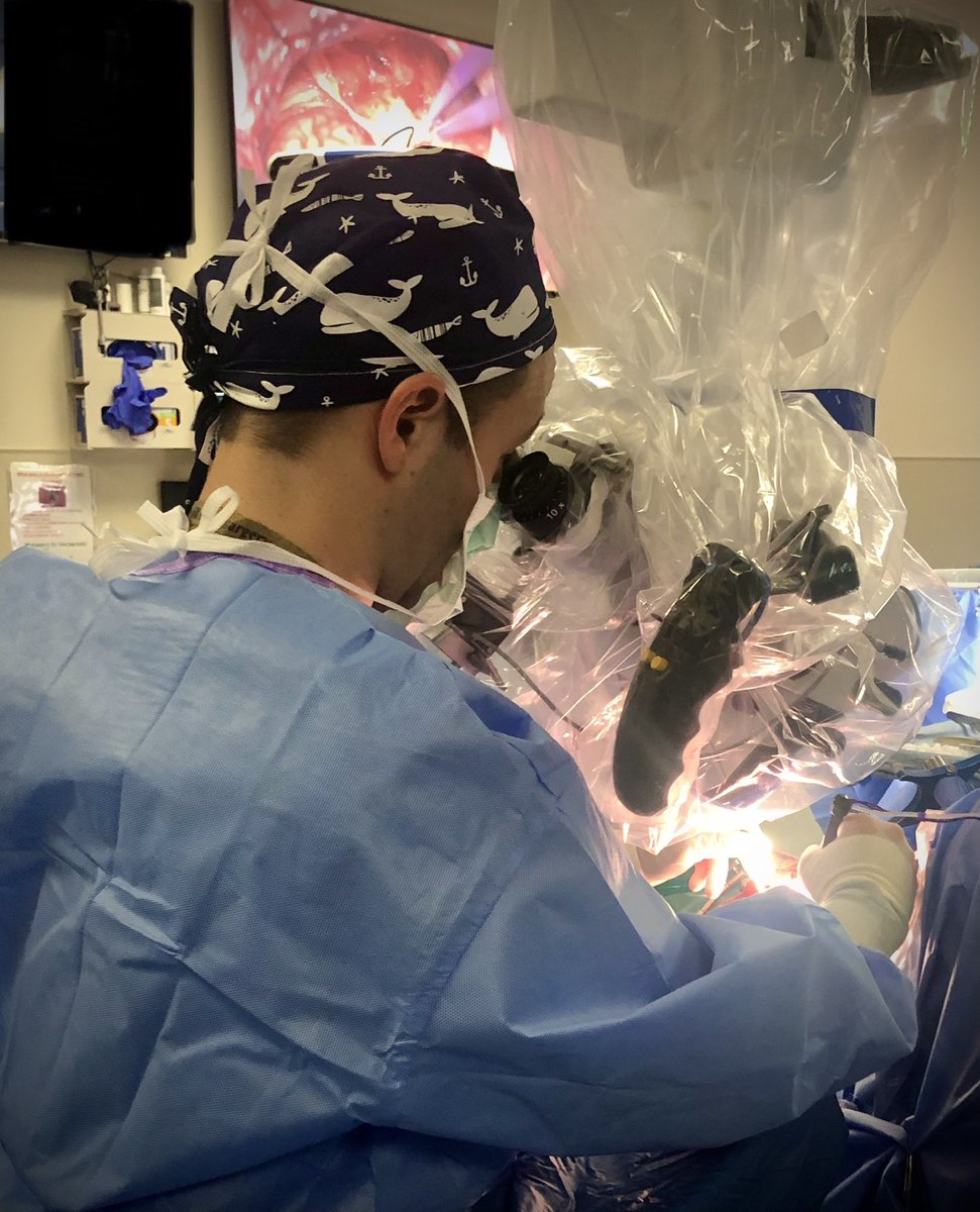 While driving my son to school, he asked, “Why don’t you play video games all day?”

I told him it was because it I get to “play” #neurosurgery. 

And as I stepped into the OR this morning, I realized - as I do every day - that this job is a #privilege and REALLY awesome!
