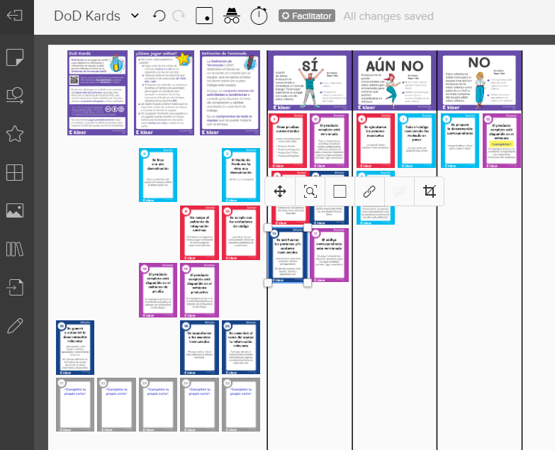 WalletThomas's tweet photo. DoD Kards | Co-creando la Definición de Terminado del Equipo
Hay nuevas versiones en #mural para usar las #DoDKards online, y en varios idiomas...
Todo gratuito aquí: https://t.co/A9yEp3sKoe https://t.co/49RXgnQq5t