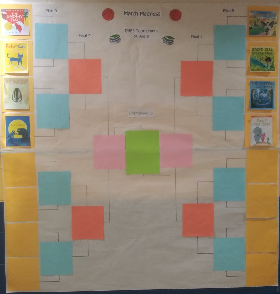 Our DRES book tournament has taken off!  Look for voting on Dojo!! <a href="/DurantEagles/">Durant Elementary</a> <a href="/DresPta/">Durant Road ES PTA</a> <a href="/hartley_dres/">Jill Hartley</a>
