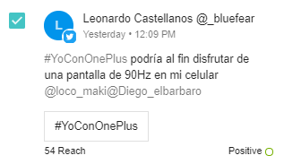 OnePlus_MEX's tweet photo. ¡Llegó el día! Nuestro sistema arroja más de 1,200 tuits con el HT #YoConOnePlus y más de 350 participantes en este sorteo. ¡Muchas gracias!
¿Están listos para saber quien es el ganador?
*redoble de tambores*
@_BlueFear ¡FELICIDADES! 🥳🥳🥳 https://t.co/gqgGXhtkpr