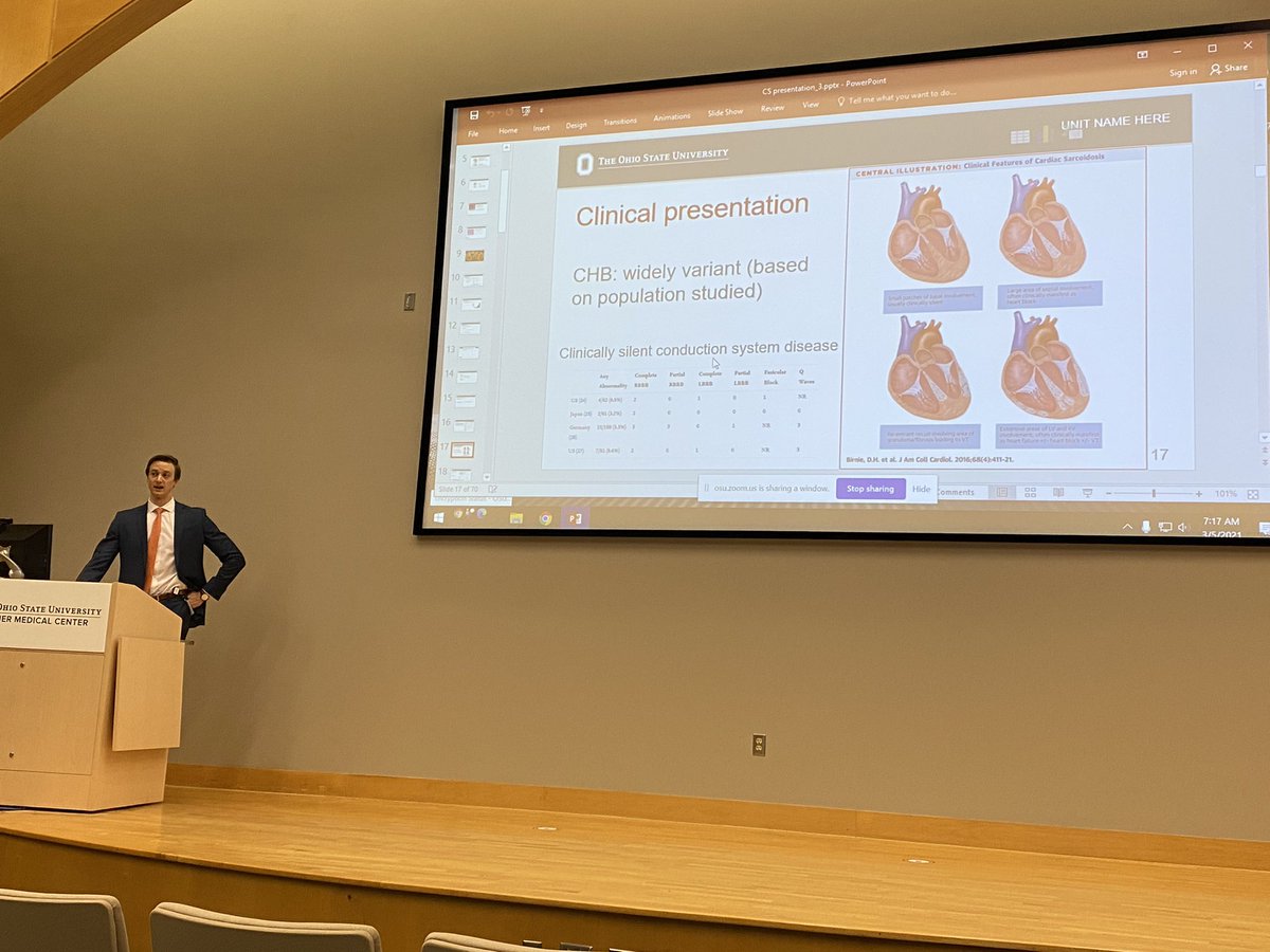 Laurie Bossory Goike (@bossorymd) on Twitter photo Fabulous Cardiology Grand Rounds reviewing Sarcoidosis with our first year fellow, Justin Pieper! #cardiologyfit #osucardiology <a href="/OSUWexMed/">The Ohio State University Wexner Medical Center</a> <a href="/Truttzilla/">Lindsey Trutter</a> <a href="/JSlivnickMD/">Jeremy Slivnick</a> <a href="/whmarshv/">Bo Marshall</a> <a href="/MRizwanAfzal4/">M.Rizwan Afzal “Riz”</a> <a href="/KellyPaschkeDO/">Kelly Paschke, DO</a> <a href="/RameshEmani/">Ramesh Emani</a> Fabulous Cardiology Grand Rounds reviewing Sarcoidosis with our first year fellow, Justin Pieper! #cardiologyfit #osucardiology <a href="/OSUWexMed/">The Ohio State University Wexner Medical Center</a> <a href="/Truttzilla/">Lindsey Trutter</a> <a href="/JSlivnickMD/">Jeremy Slivnick</a> <a href="/whmarshv/">Bo Marshall</a> <a href="/MRizwanAfzal4/">M.Rizwan Afzal “Riz”</a> <a href="/KellyPaschkeDO/">Kelly Paschke, DO</a> <a href="/RameshEmani/">Ramesh Emani</a>