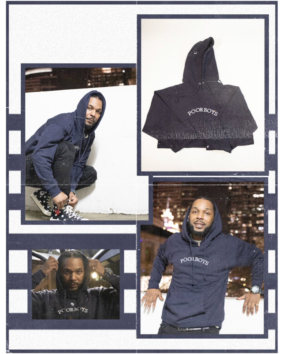 PoorboysCo's tweet photo. Poorboys “Arch Logo” Hoodie 
Now Available! https://t.co/kSyKjPjIkM https://t.co/uGw8q6bCoA