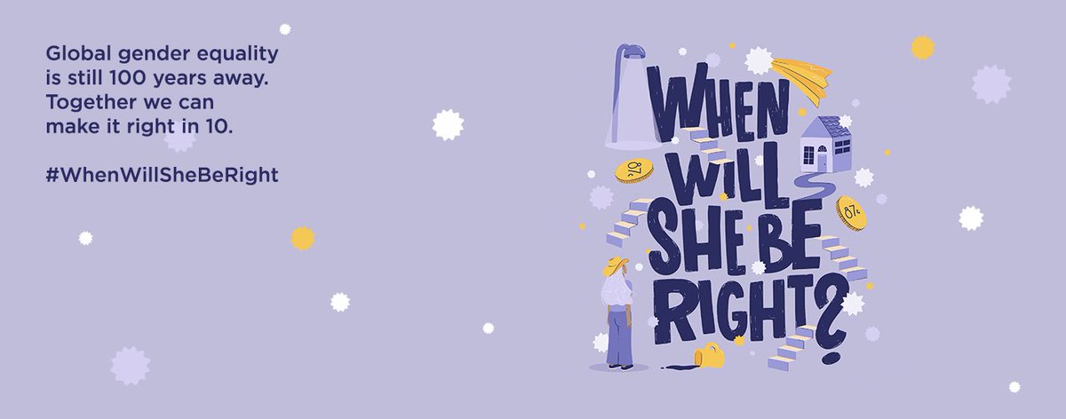Global gender equality is still 100 years away. Together, we can make it right in 10. Pass it on. ⁦@UNWomenAust⁩ #WhenWillSheBeRight #IWD2021 #womenlead youtube.com/watch?v=drLUPJ…