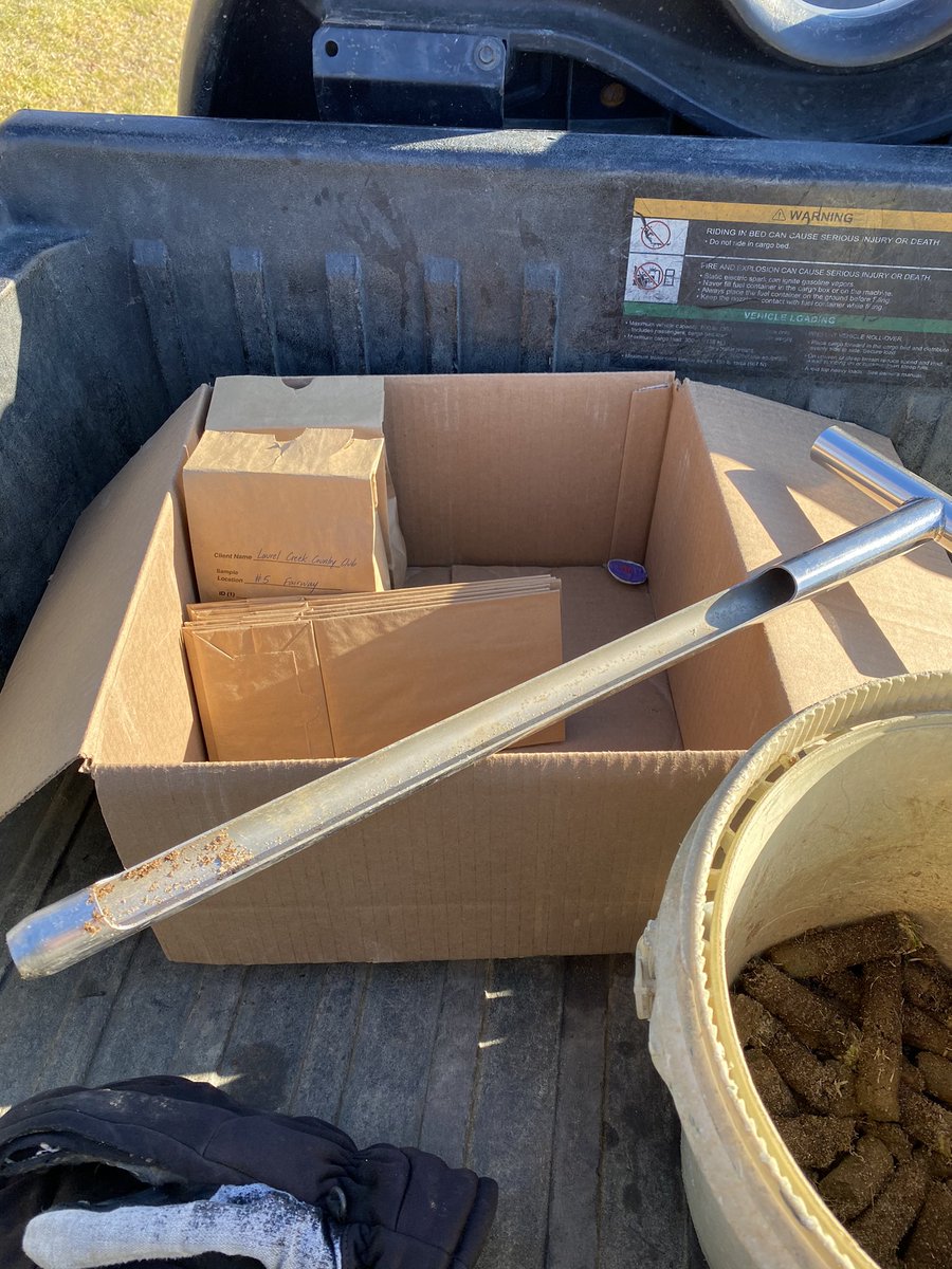 LukeKringler's tweet photo. Soil sampling today https://t.co/RALz2LYZzb