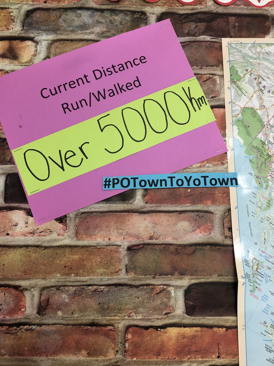NspireTomorrow's tweet photo. Over 5000km so far! From running for our Powassan Poppy Campaign to Gender Equality. #runningforareason #fromPoTownToYoTown #letsrunacrosscanada @MapleridgeNNDSB @NearNorthDSB @Peter_McIsaac @JustinTrudeau https://t.co/l4BTHQQNUG