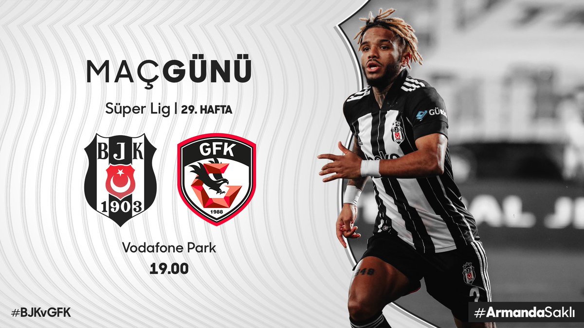 Bugün #BeşiktaşınMaçıVar 🦅

#BJKvGFK | #ArmandaSaklı