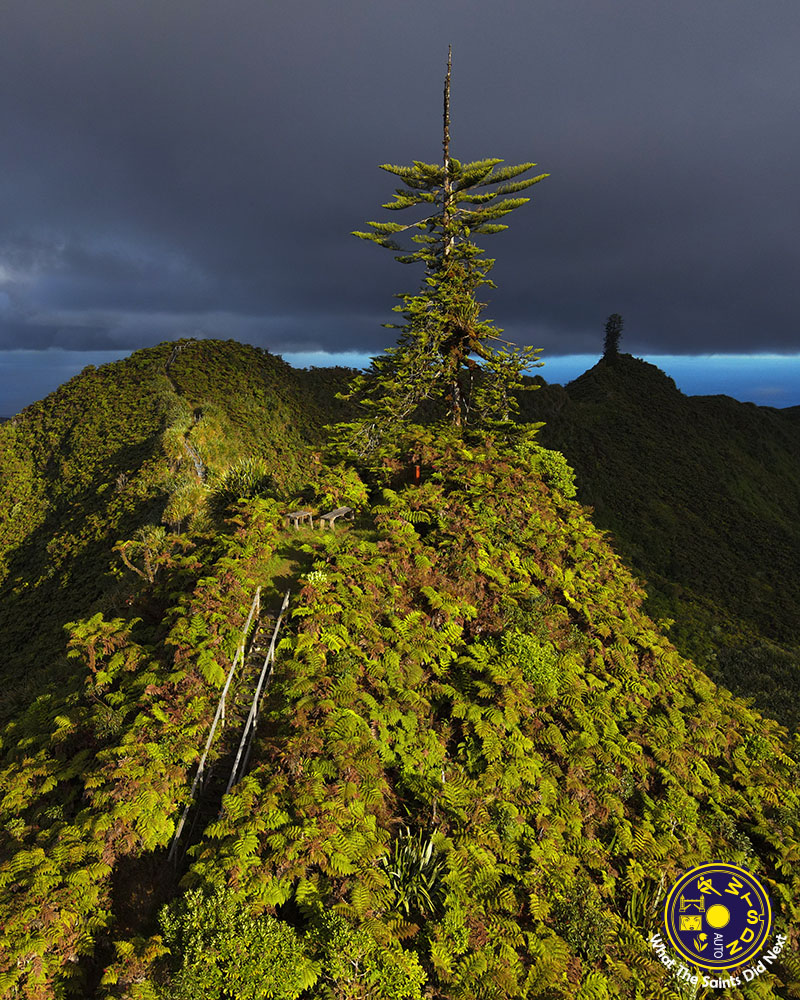 SaintsDidNext's tweet image. It's been 3.5 months since we got our drone. Now starting to really enjoy the experience as we become more comfortable &amp;amp; aware of how it works.
Being able to photograph #StHelena from new angles has brought a new level of fascination.
Here's a shot of the Peaks today, 3 in one.