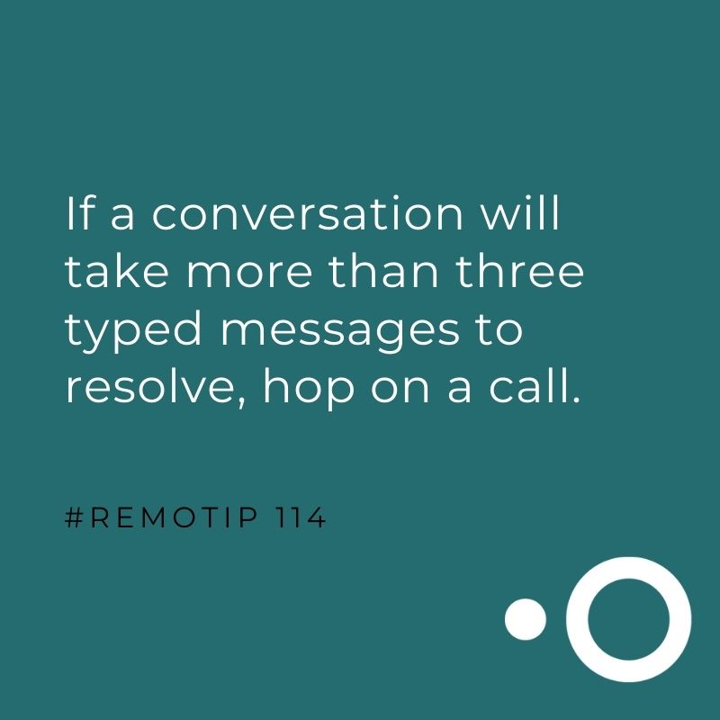 Confused on where to draw the line between asynchronous and synchronous communication? This may help.

#remotip #communication #distributedteams
