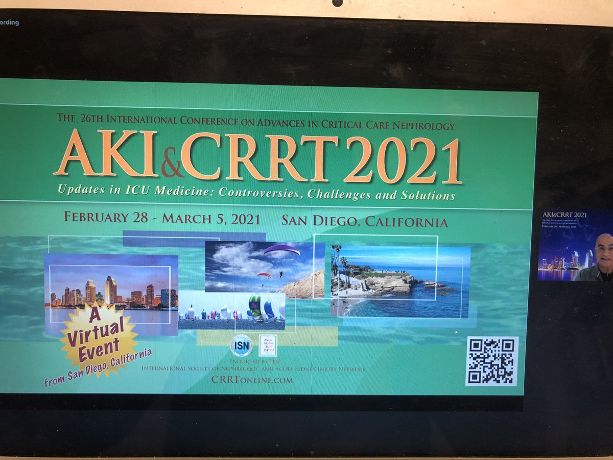 What a week! Depth and breadth of critical care nephrology across age, discipline, illness, and...the internet! Bravo and thanks to our guide Dr Ravi Mehta @crrtonline #AKICRRT21