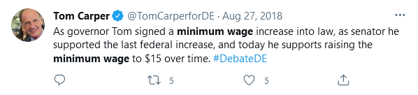 mightygodking's tweet photo. People are sharing that old Krysten Sinema tweet where she called for a minimum wage increase, but she's not alone! https://t.co/tcb2fskGKP