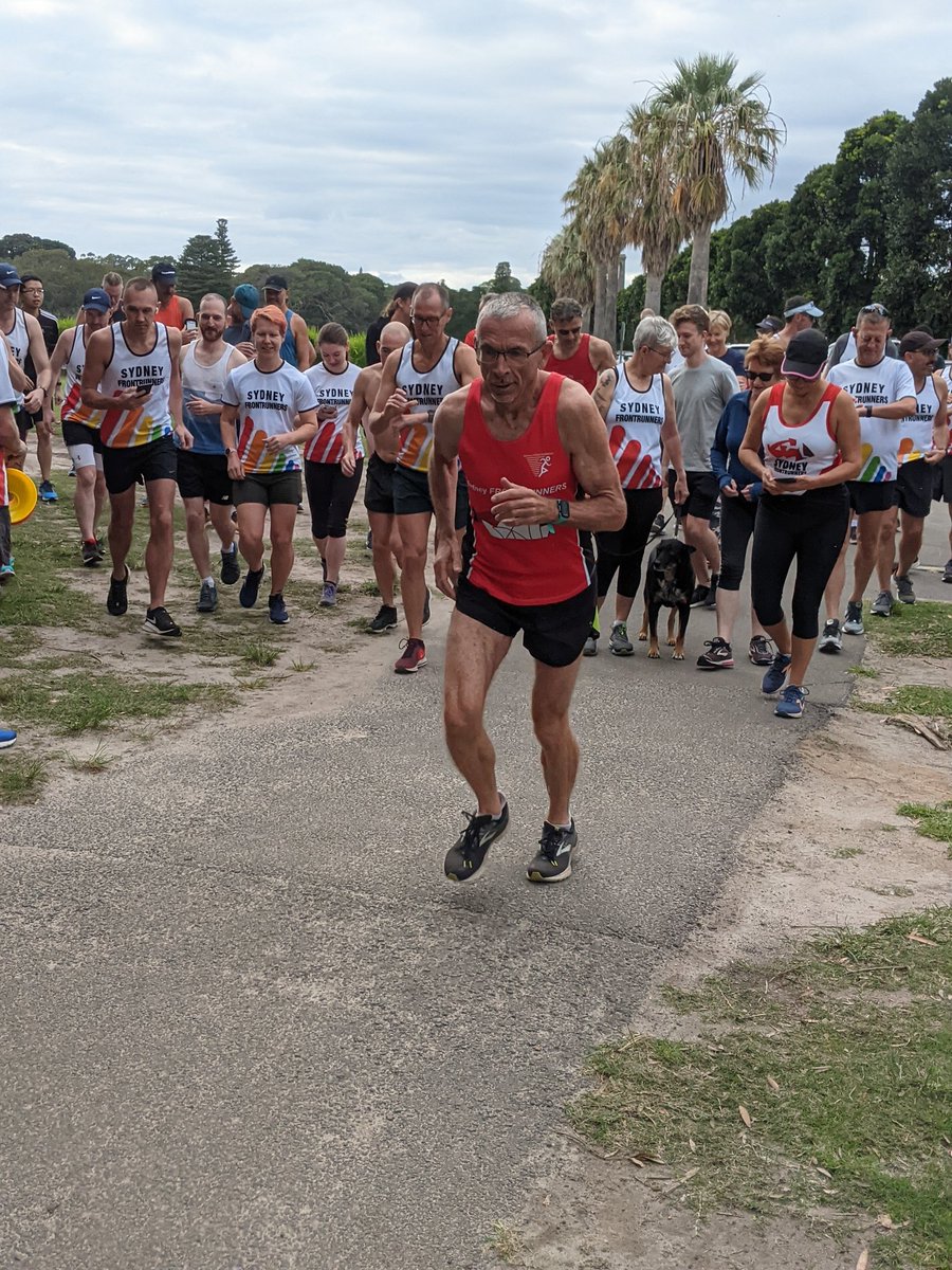 And they're off! For decades, Sydney #Frontrunners has hosted its annual 5k fun run in <a href="/CentParklands/">Centennial Parklands</a> to mark <a href="/sydneymardigras/">Sydney Gay and Lesbian Mardi Gras</a>. Happy #MardiGras2021