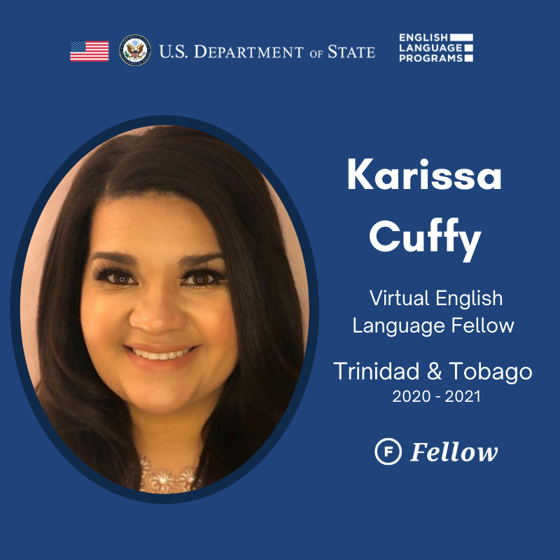 ELPrograms's tweet photo. Karissa Cuffy is a #VirtualFellow who provides English education and workforce development support to Venezuelan migrants in Trinidad and Tobago. Read her #FeaturedFellow story https://t.co/fymc279358!
#lifeofafellow #exchangeourworld #fellowfriday https://t.co/3KXEoy4k94