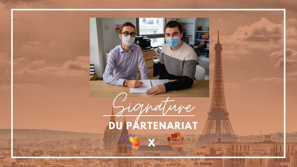 Vendredi dernier, PsyInsight a eu le plaisir de pouvoir renouveler la signature de son partenariat avec <a href="/JuniorISEP/">Junior ISEP</a> ! Une belle aventure est toujours majorée lorsqu’elle est partagée, n’est-ce pas ? 👥

Nous sommes fiers de pouvoir travailler au côté de leur équipe 🤝

#WeareJE