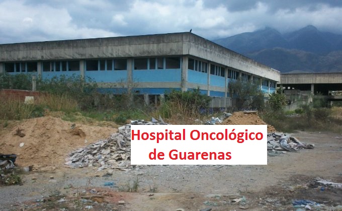 Watcher_Ven's tweet photo. Chávez murió de cáncer y no fue capaz de terminar los Hospitales oncológicos que prometió.

1. Oncológico de Montalbán.
2. Oncológico de Guarenas.
3. Oncológico de Barinas.

Debían estar listos antes de 2010.

Lean aquí chavistas: NO había sanciones, ni bloqueo. https://t.co/suqT1UyhLV