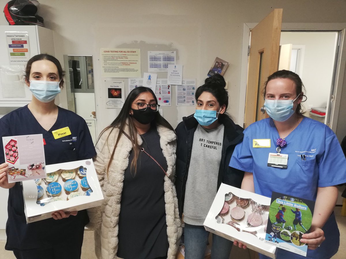 gun_akar's tweet photo. Thank you to these lovely two girls for delivering these lovely homemade cucpakes for our hardworking ED staff.
@cakedbyalpa
#NorthMidFamily
#NorthMidED https://t.co/85dn1nRp6H