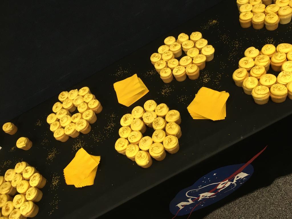 Webb cupcakes created for the #JWSTArt opening event