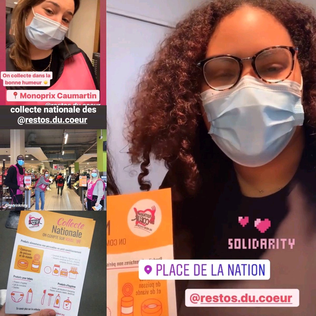 Bravo aux alternants et stagiaires <a href="/Monoprix/">Monoprix</a> qui ont donné de leur temps aujourd'hui pour aider les <a href="/restosducoeur/">Les Restos du Coeur</a> pour la #grandecollectenationale !