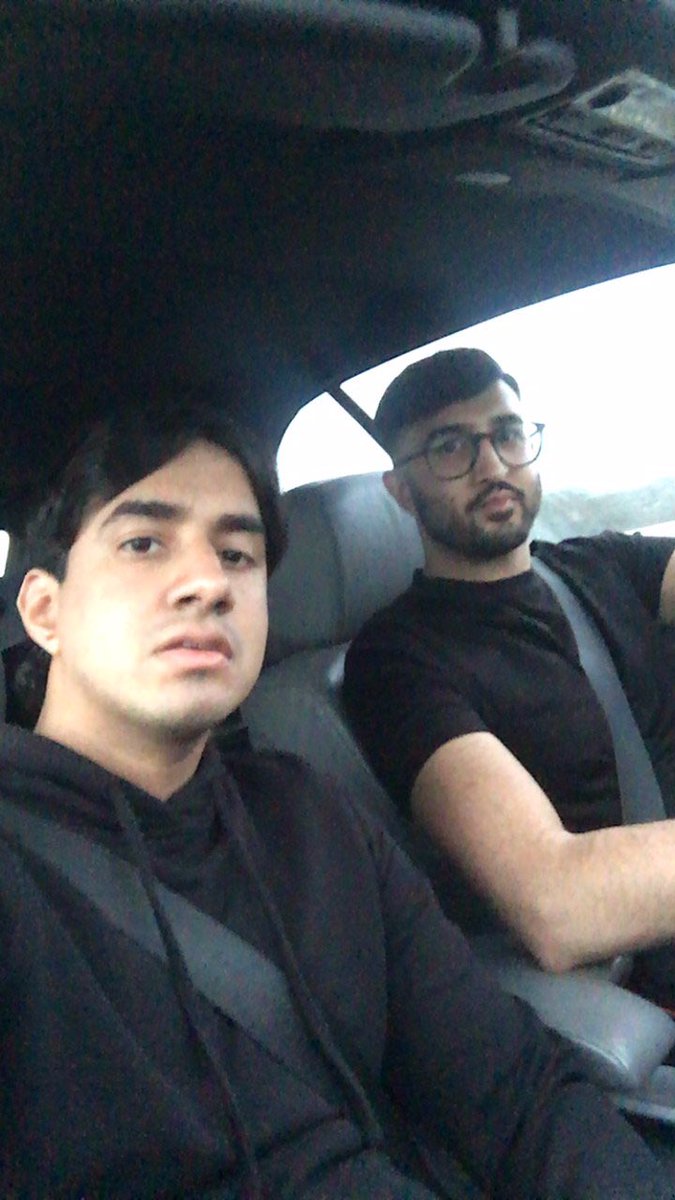 SenorKD's tweet photo. Anyone know these men, they were hurling abuse at my mother on the M3, undone their window and called her a white bitch etc. They’ve got to be local. They airdropped the picture to her phone. 
I’m fuming. https://t.co/Z2naiYWYdw