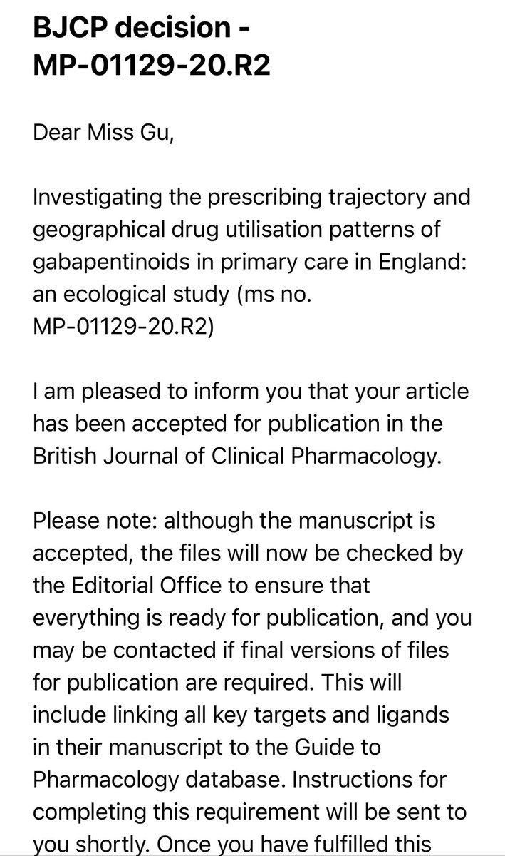 LiChiaChen's tweet image. Congratulations to Xinchun Gu for her first PhD paper is accepted by the British Journal of Clinical Pharmacology.
@PharmacyDUPP @xinchungu @teng_chou @doug_steinke @LiChiaChen 
#gabapentinoids