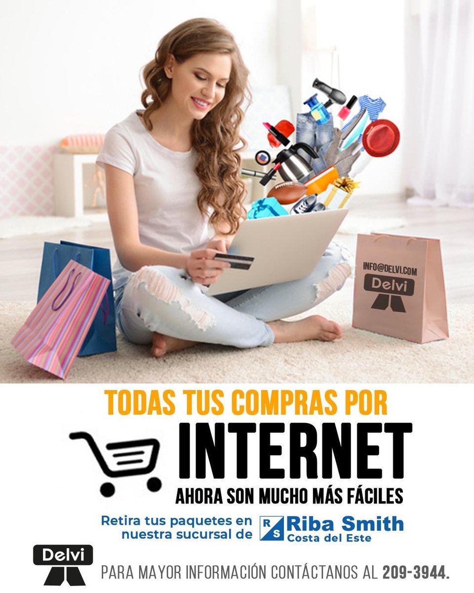 Riba_Smith's tweet photo. 🛍️Aprovecha cada oferta que veas en internet con nuestro servicio de compras y envíos ✈️ de Estados Unidos a 🇵🇦Panamá utilizando #Delvi para mayor información llámanos al 209-3944 o escríbenos a info@delvi.com 📍📦Retiro de paquetes en #RibaSmith #CostadelEste https://t.co/QmlRoYtH6W