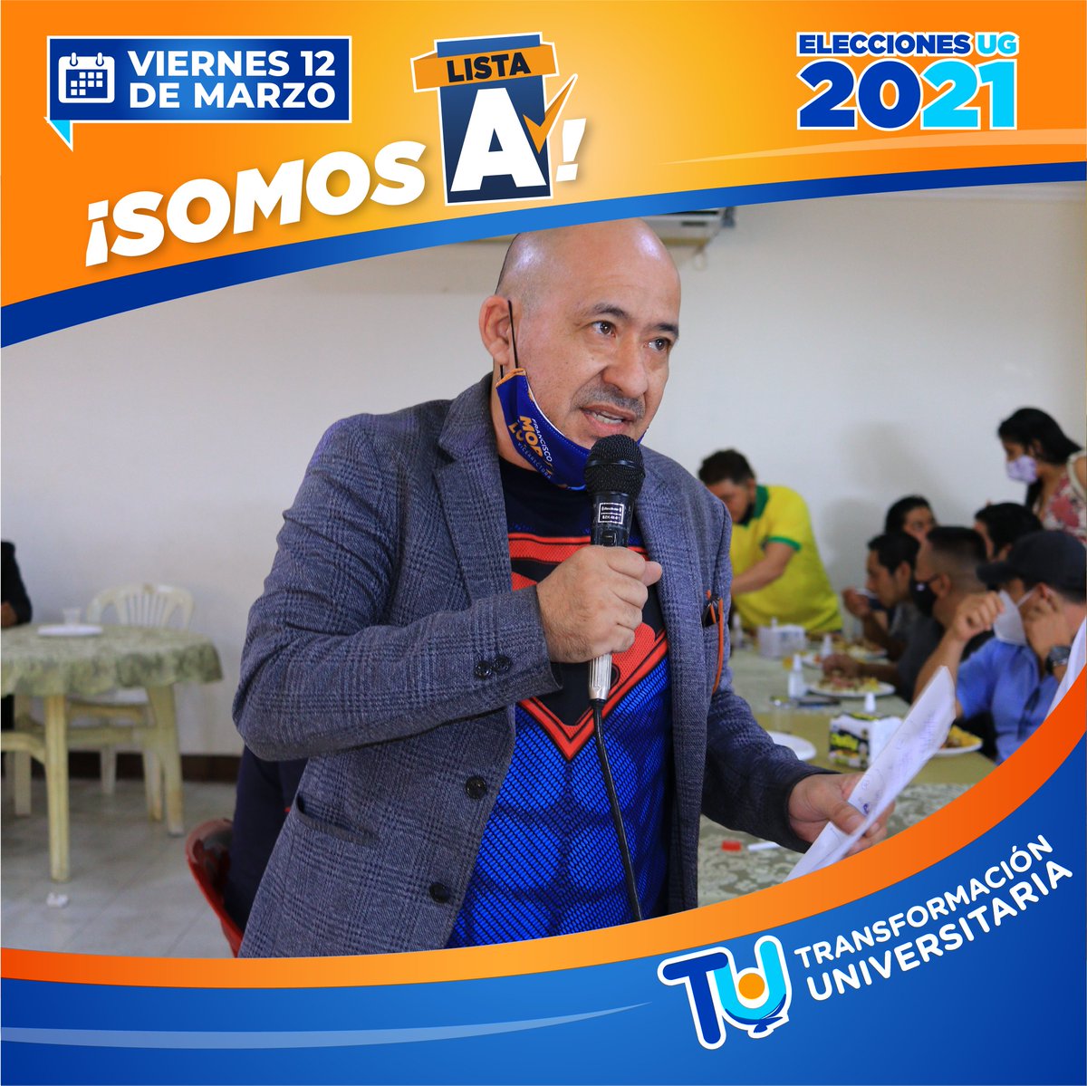 PacoRector's tweet photo. Francisco Morán Candidato a Rector y Sofía Lovato Vicerrectora por la Lista de la Autonomía, la Lista A ✔️

Agradecemos a la facultad  de Ciencias Naturales y a la Facultad  de Ciencias Matemáticas  y Físicas. https://t.co/5ryFiGzu6F