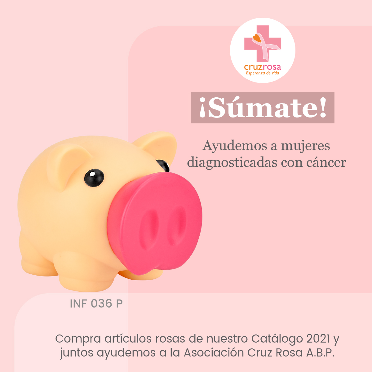 PromoOpcion's tweet photo. AYUDEMOS A MUJERES DIAGNOSTICADAS CON CÁNCER ¡SÚMATE!
Para nuestros Distribuidores registrados en la compra de artículos rosas de nuestro Catálogo PromoOpción®2021 apoyamos juntos a la Asociación Cruz Rosa A.B.P.
https://t.co/cl2oQOAqtr
#CruzRosa #Sumate #Mexico #PromoOpcion https://t.co/K59vvH6dIR