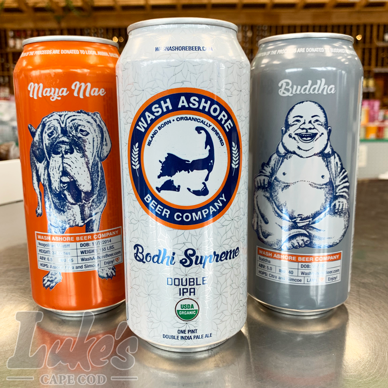 A portion of proceeds from all <a href="/Washashore_beer/">Wash Ashore Beer</a> #beer go to charities. 🍻 #SupportLocal #CapeCod #CraftBeer #gottagotolukes