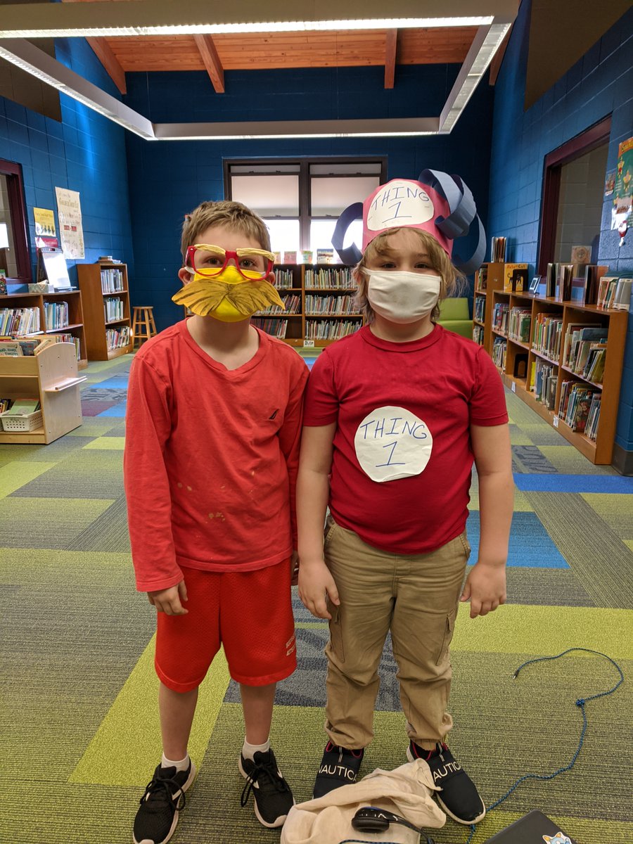 Reading is our superpower!  On Thursday, Truman students could dress as Dr. Seuss characters or superheroes to show their excitement for reading.  All students participated in a D.E.A.R. "drill" at 3:00 and lined the halls reading some of their favorites. #SPSreads #SPSlib