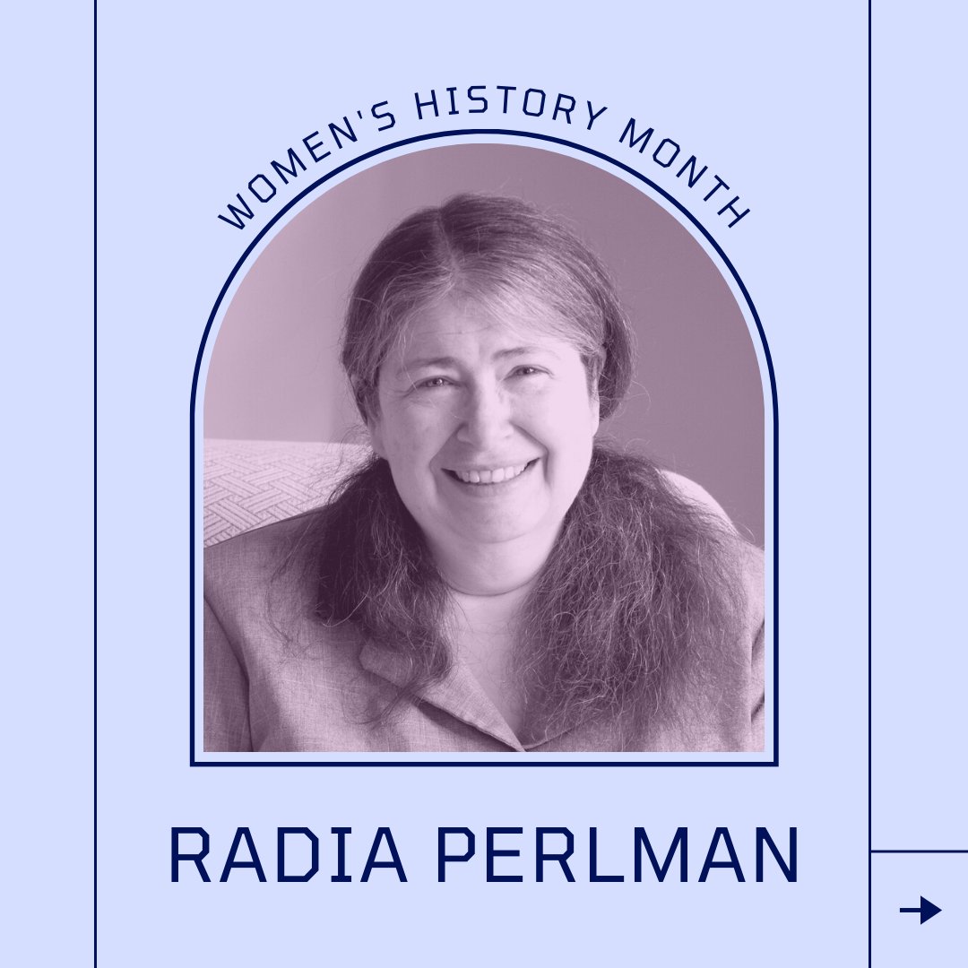 SU_SharkHack's tweet photo. Today we are celebrating Radia Perlman! She developed the algorithm behind the Spanning Tree Protocol and developed TORTIS, a machine that allowed children to program the behavior of turtle robot #womenshistorymonth #stem https://t.co/gZaLpwl02Y