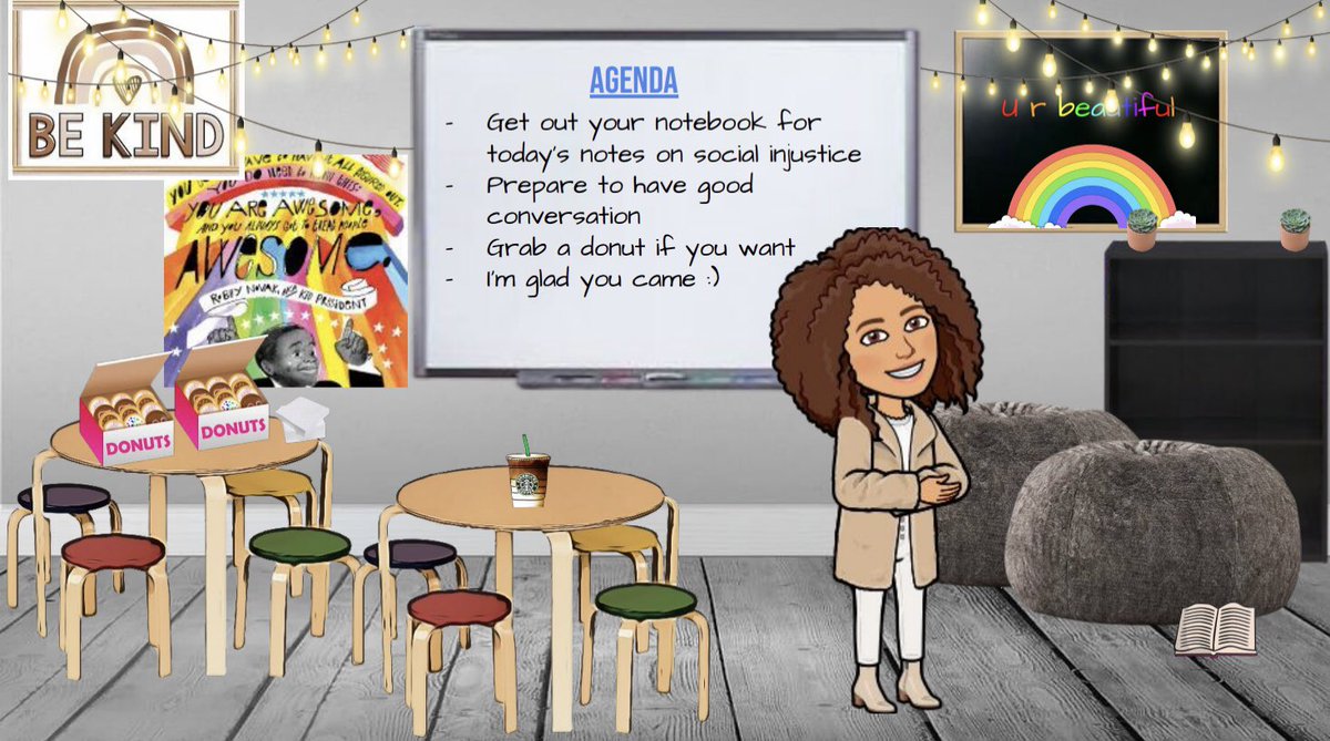 MsSC_LHS's tweet photo. I am so proud of my Virtual Principles of Education &amp; Training students who made their own #bitmojiclassroom this week! We discussed the benefits of creating a virtual space where students can feel comfortable and my students got to show their creativity! https://t.co/iYVkLxo3OF