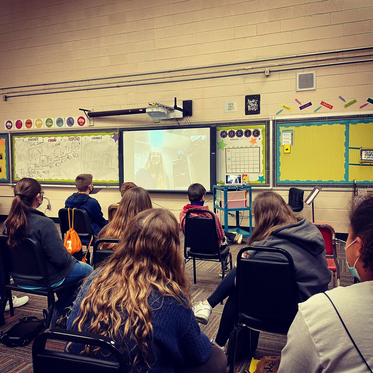 sdmschorus's tweet photo. Thank you @WUOTFM’s Melony Dodson for speaking with 8th Grade Chorus about careers in music! #KeesOnKey #OneTribe #beakee https://t.co/LR4gNmFjlu