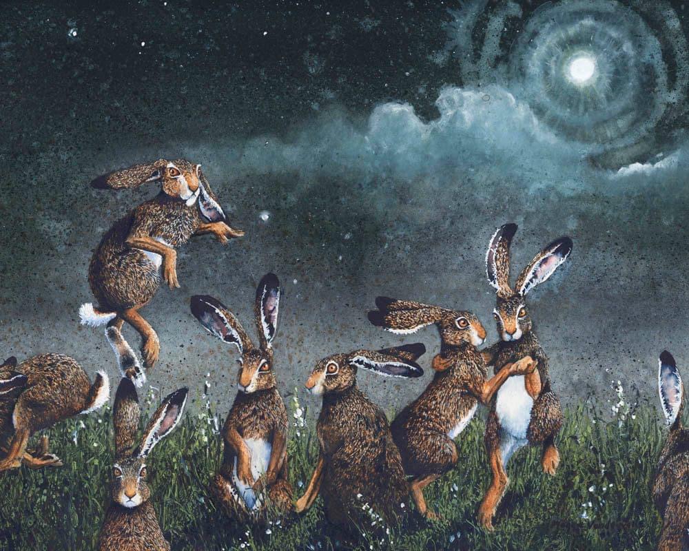 I’m feeling spring. 
Moondance
Etsy.com/shop/hijinxede… 
#springfling #watercolor #hares #maggievandewalle