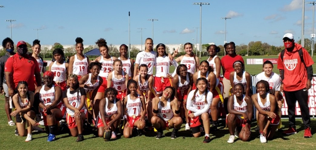 ClearwaterFlag's tweet photo. ๐จ #CTfamily Your Lady Tornadoes Flag Football Teams Got the Win tonight over East Lake! #flagseason #pulltheflag
Jv Score
Clearwater 13
East Lake 0
Varsity Team Score
Clearwater 13
East Lake 6
Both Teams are 2-0 on the Season!!! https://t.co/ijkrm6Q80Q