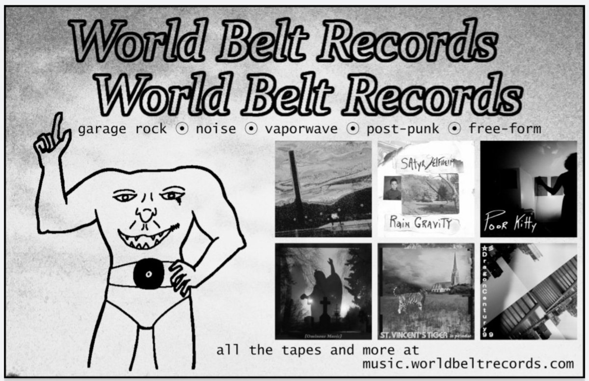 WorldBeltRecs's tweet photo. Look for our ad coming up in the @weeklyworldnews Greatest Covers (1979-2020)!

#vaporwave #garagerock #noise #tabloid #paranormal #postpunk https://t.co/gwwgbLieUM