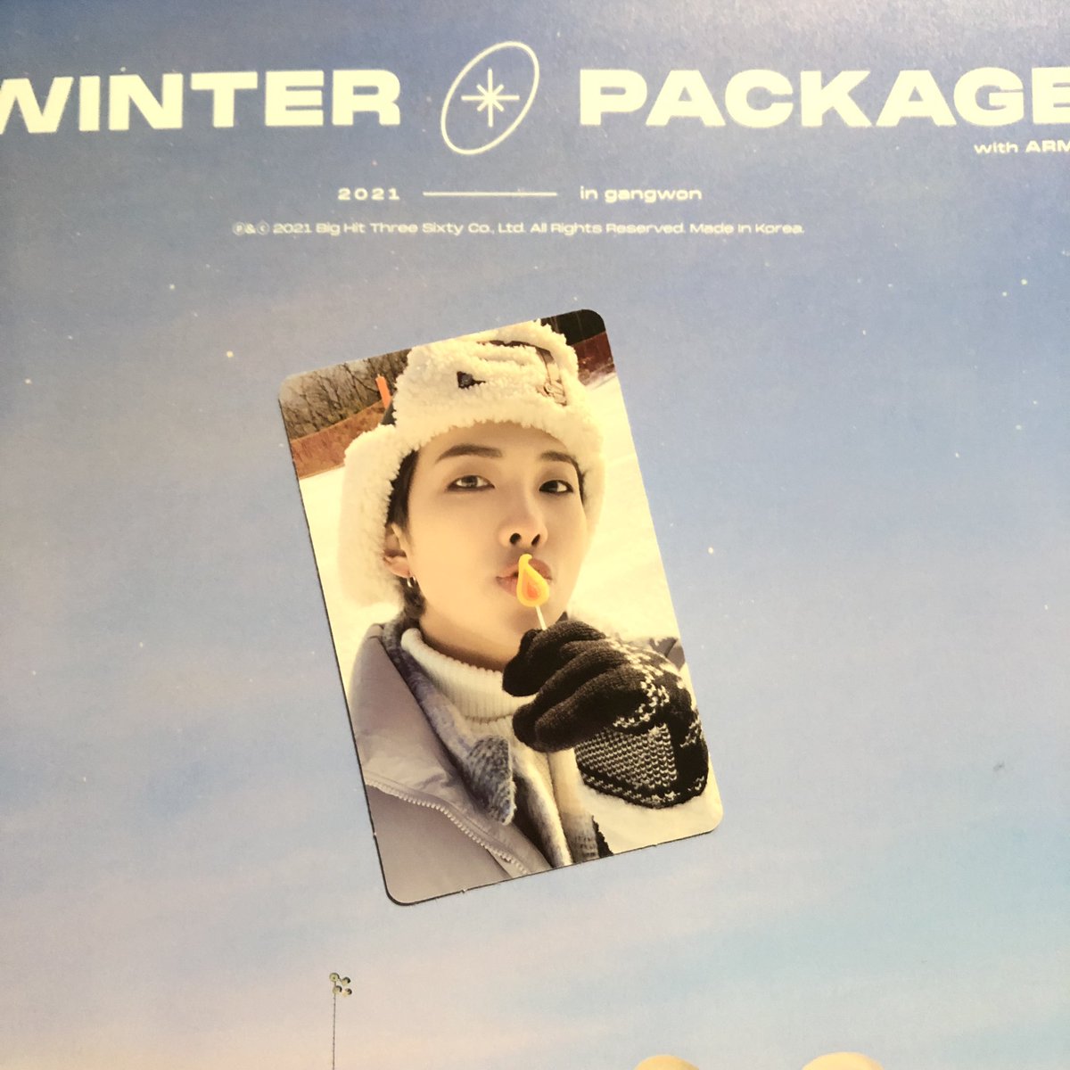 pinkjasmine_e's tweet photo. BTS ウィンパケ WINTER PACKAGE
トレカ  フィルム 交換

譲) トレカ→ナムジュン
求) 同種 ユンギ

難しいとは思いますが
お気軽にご連絡ください☺︎
　
#BTS交換 #btsトレカ交換 #ウィンパケ交換 https://t.co/ciJwkvnjhS