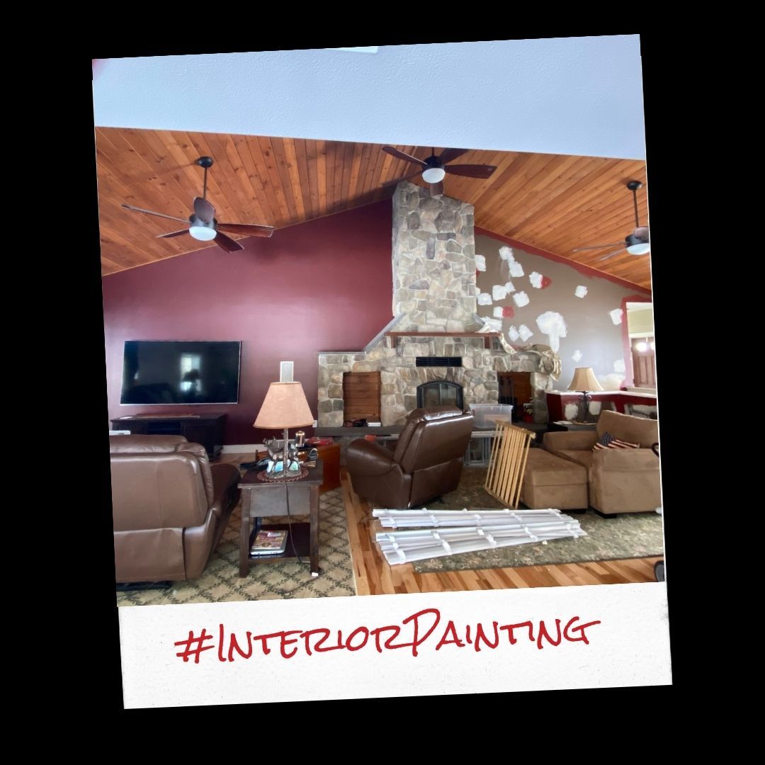ernzcopainting's tweet photo. In progress #InteriorPaint job in #HomerNY, right side prepped and primed and left side prepped, primed and 2 finish coats! https://t.co/rn1pZxQ9ue