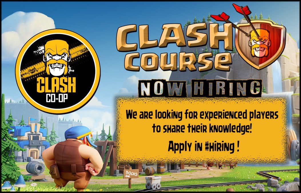 The Co-Op is hiring!  Looking for #warspecialist and #attackcoaches to help players advance their game and join the mayhem with Co-Op staff!