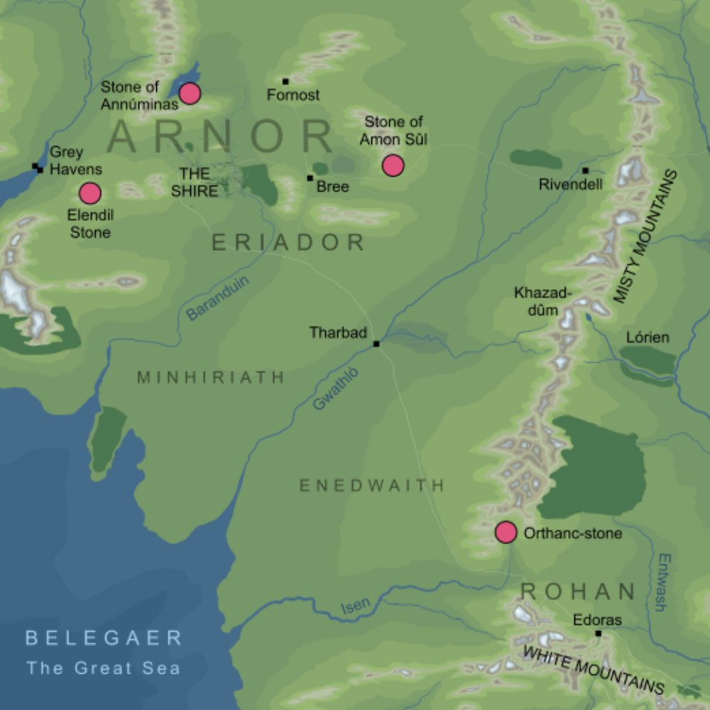 The Middle-earth Mixer on Twitter: "There were 3 Palantiri in the north