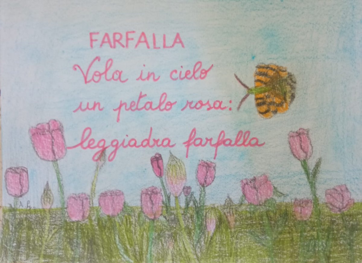 3cdmodugno's tweet image. I bambini delle classi 5 A e B del plesso Gandhi, esplorando il mondo della poesia, hanno "giocato" con gli haiku, creandone diverse sulle meraviglie delle stagioni e della natura. PRIMAVERA
#PoesieSID4 @MusePUGLIA
