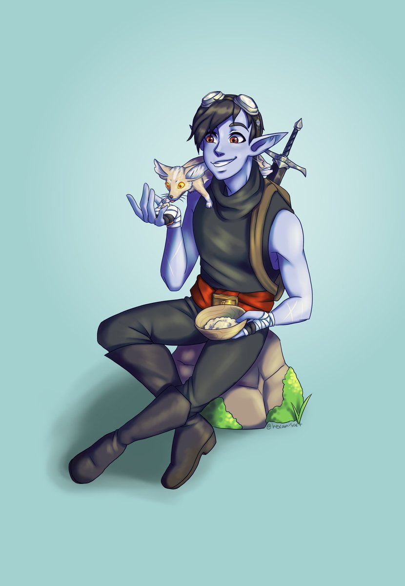 Hexamis_'s tweet photo. I was fortunate enough to get to draw the cast of @talkcritgethit and I love them all! Please go check them out! #digitalart https://t.co/M53UlCgHr6
