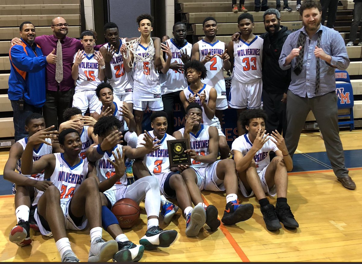 CoachJonesDMV's tweet photo. #FlashbackFriday...1 Year Ago Today we @WMHS_BHoops did this! 3A West Regional Champions. #NeverForget #Legacy #MillMode https://t.co/FcY3o1GtbS