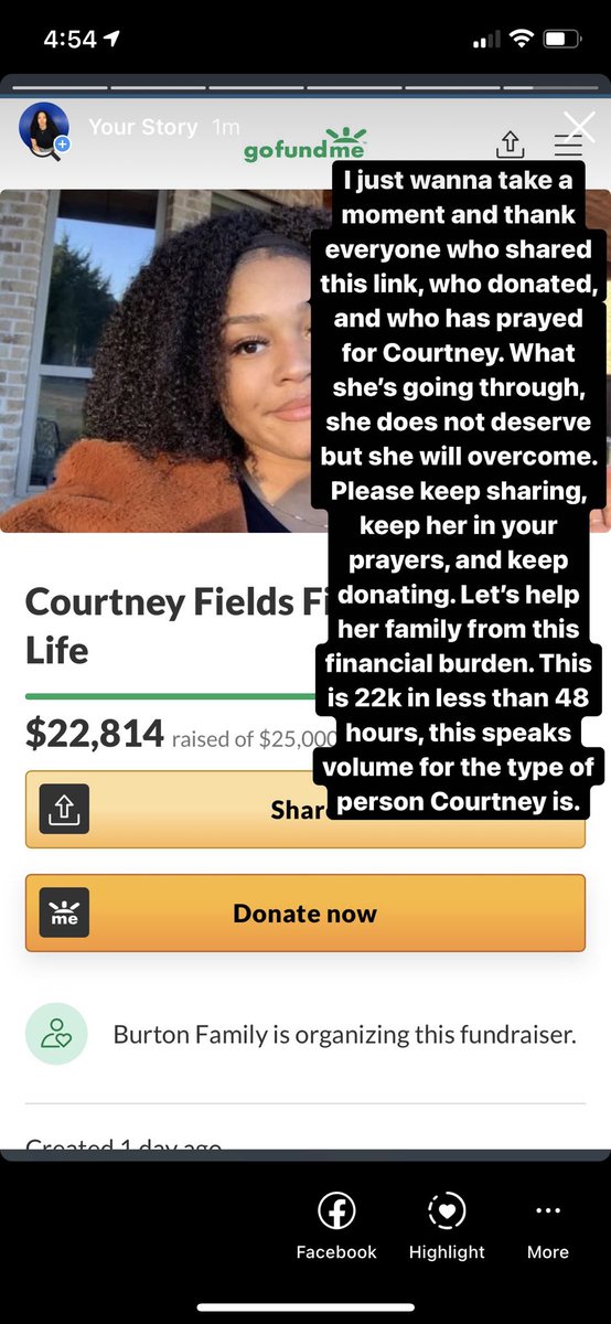 Jayeck_'s tweet photo. Thank you everyone. Seriously. This speaks volumes to @AndreaCourtney_ character and the type of impact she has. I can’t wait for her to giver her testimony. Keep sharing, keep praying for her strength and mental health! https://t.co/x1WtSpZ35c