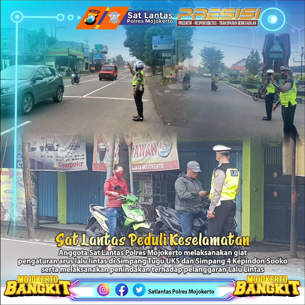Lantas Res Mojokerto (@polresmjk) on Twitter photo 