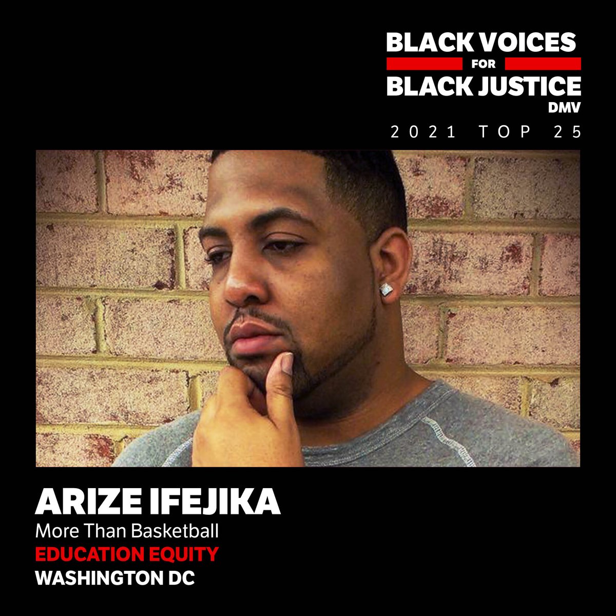 Congratulations Arize Ifejika, you've earned a spot on the BVBJ Fellowship TOP 25 list! Ifejika is the founder and CEO of @_morethanbball. Ifejika’s brand encourages young people to see the sport as a lifestyle, culture, life lessons tool, art, business and a way to unite.
