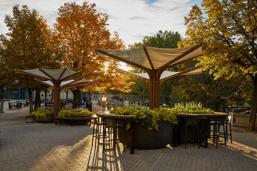 barkmanconcrete's tweet photo. Our Newport planters look outstanding as a planter and a centrepiece for a bar set up at the Forks in Winnipeg. https://t.co/zjX42i82F1

#Barkman #CreatingConcreteSolutions #BarkmanConcrete #UrbanSpaces #Urban #Commercial #CommercialArt #Concrete #SiteFurnishings #Planters https://t.co/RqevV1fEnn