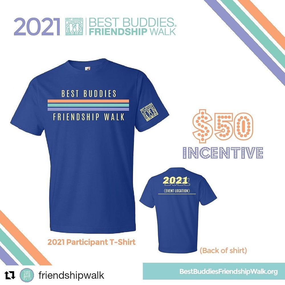 🔥🔥You want this shirt! Once you’ve registered for this year’s Friendship Walk, set your fundraising goal to at least $50 and it’s yours!

#walkgoals #personalfundraisinggoal #letsgo #bestbuddies #bestbuddiesiowa #bestbuddiesia #bestbuddiesfriendshipwalk #friendshipwalk