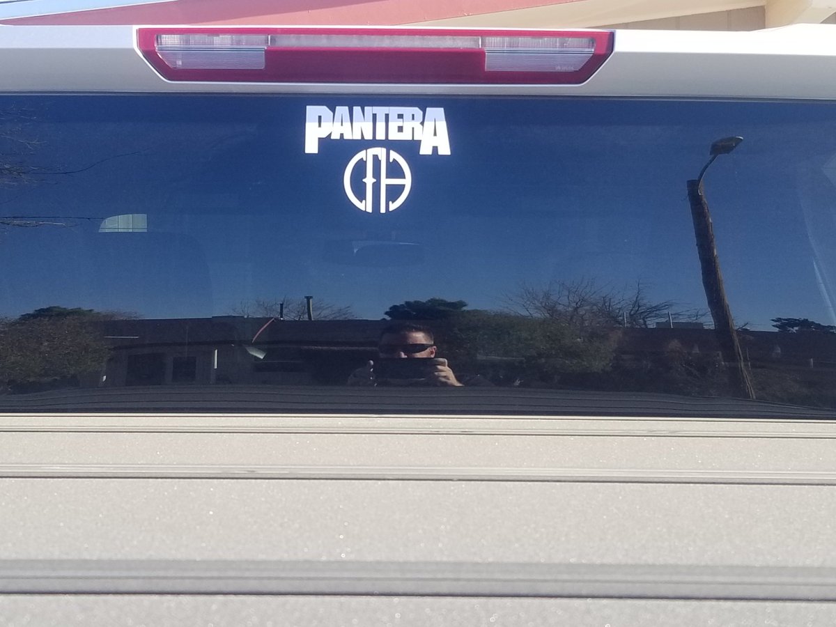 LavinTim's tweet image. New decal for the truck! What do you think Rex? @REJASFROMTEJAS #PanterA #cowboysfromhell