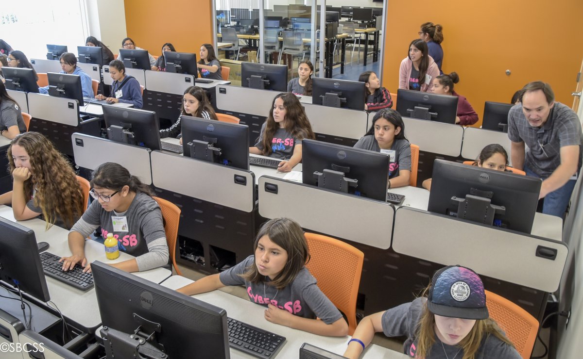 CyberIE Girls empowers young women to pursue careers in computer science (CS). The free workshop organized by SBCSS Digital Learning Services, will be held March 13 from 10 a.m. to 1 p.m. 
To register for this event, please visit sbcss.k12oms.org/5-198378 or rcoe.k12oms.org/1420-198407