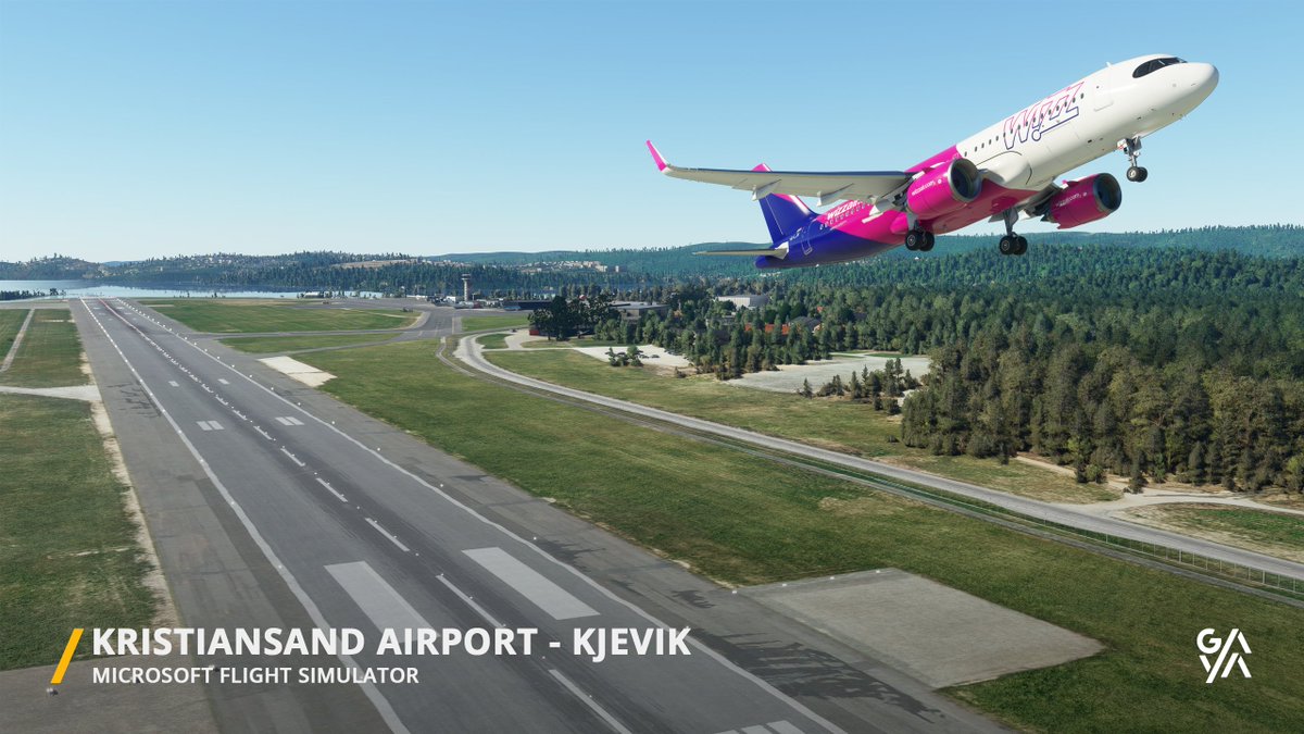 OrbxSystems's tweet image. Gaya Simulations welcomes you to Kristiansand Airport, out now for P3D and MSFS.

P3D version - orbxdirect.com/product/gaya-e… 
MSFS version - orbxdirect.com/product/gaya-e… 

Gaya’s trademark best-in-class detailing and immersion can be expected, alongside great performance in the simulator.
