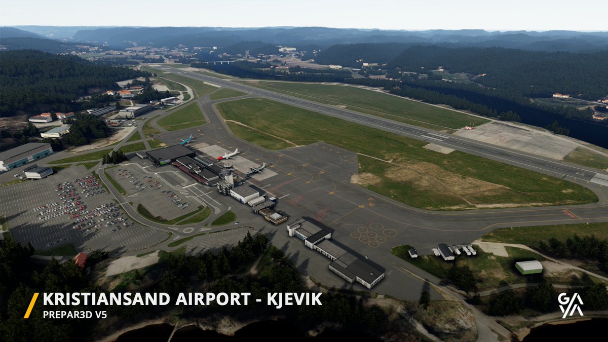 OrbxSystems's tweet image. Gaya Simulations welcomes you to Kristiansand Airport, out now for P3D and MSFS.

P3D version - orbxdirect.com/product/gaya-e… 
MSFS version - orbxdirect.com/product/gaya-e… 

Gaya’s trademark best-in-class detailing and immersion can be expected, alongside great performance in the simulator.